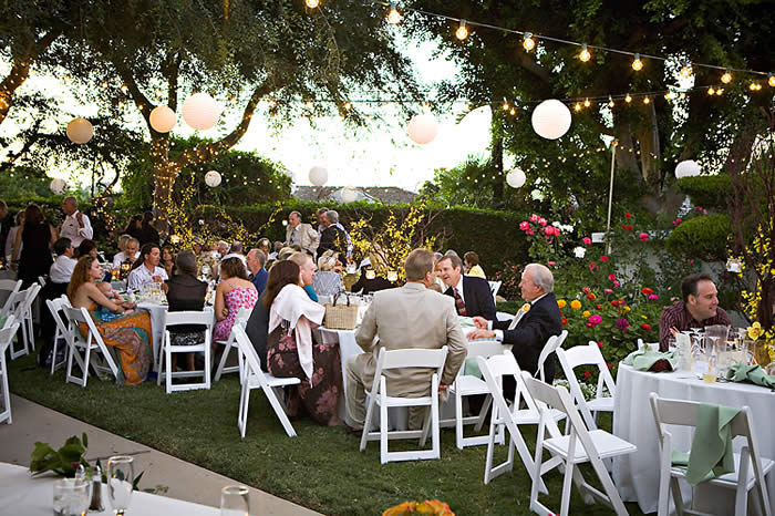 backyard wedding reception If you have the time and the place 