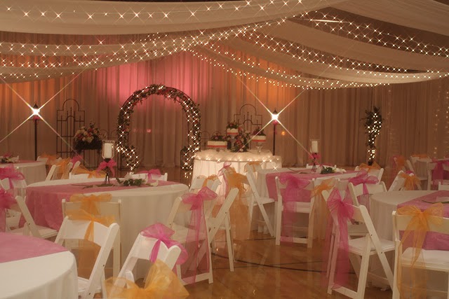 Cultural Halls can make beautiful receptions with some decorations